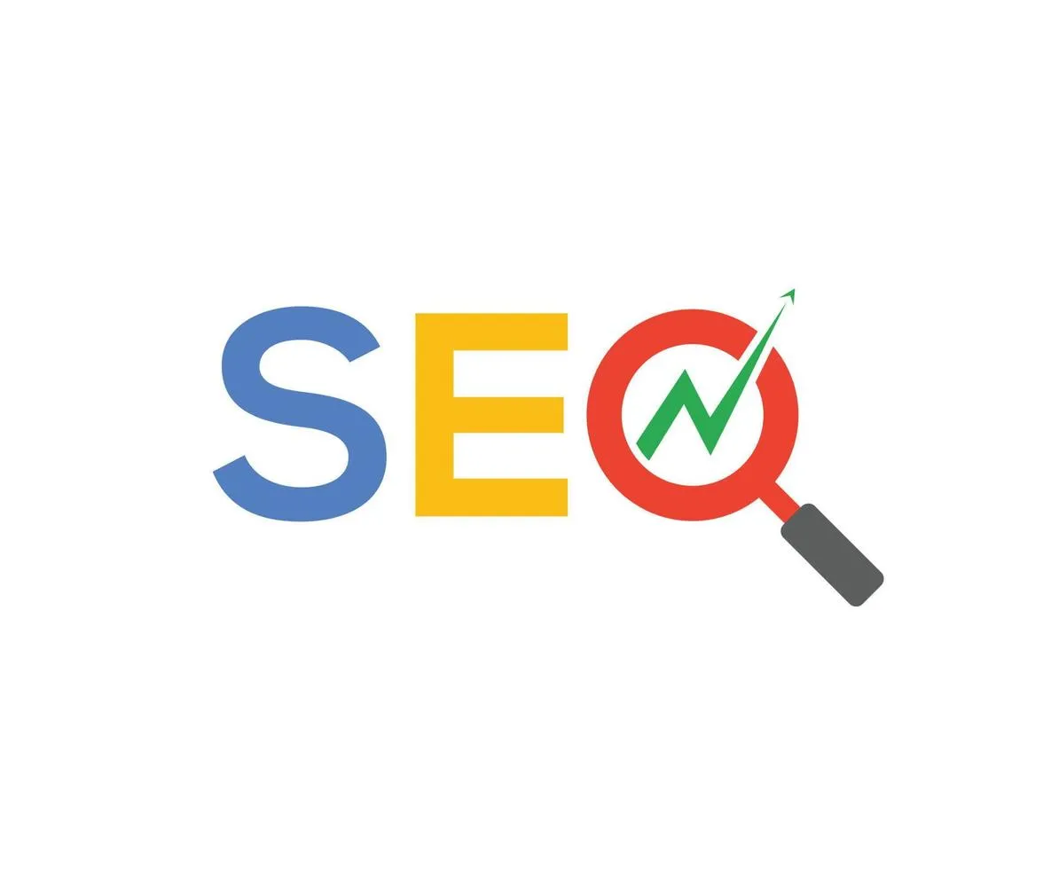 Logotipo do SEO sobre fundo #f5f5f5