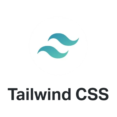 Logotipo do Tailwind Css sobre fundo branco