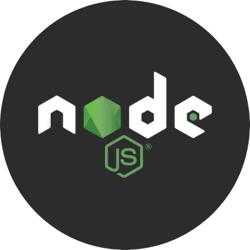 Logotipo do NodeJs sobre fundo #2c2c2c